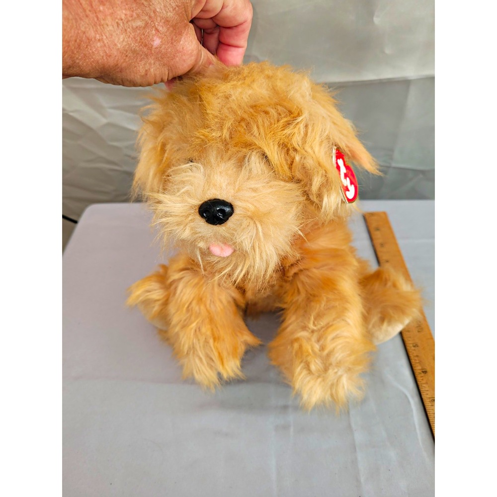 Ty Beanie Babies Colonel Tan Dog Plush Stuffed Animal Retired 2002 Small